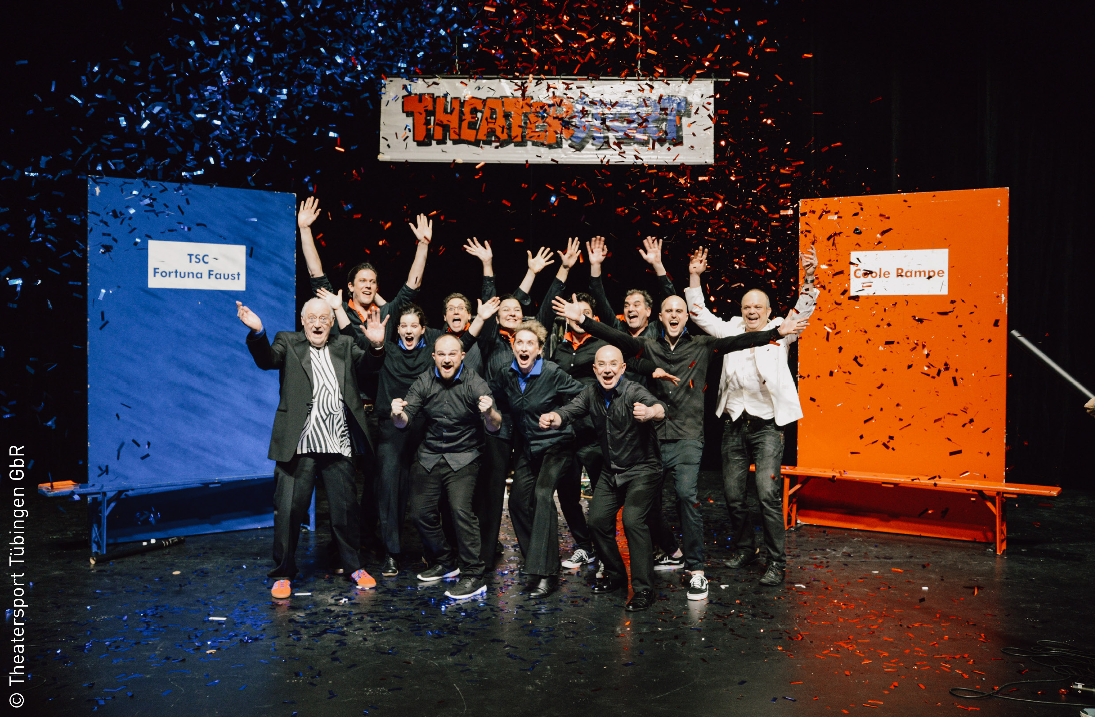 Drei Männer im Schnee