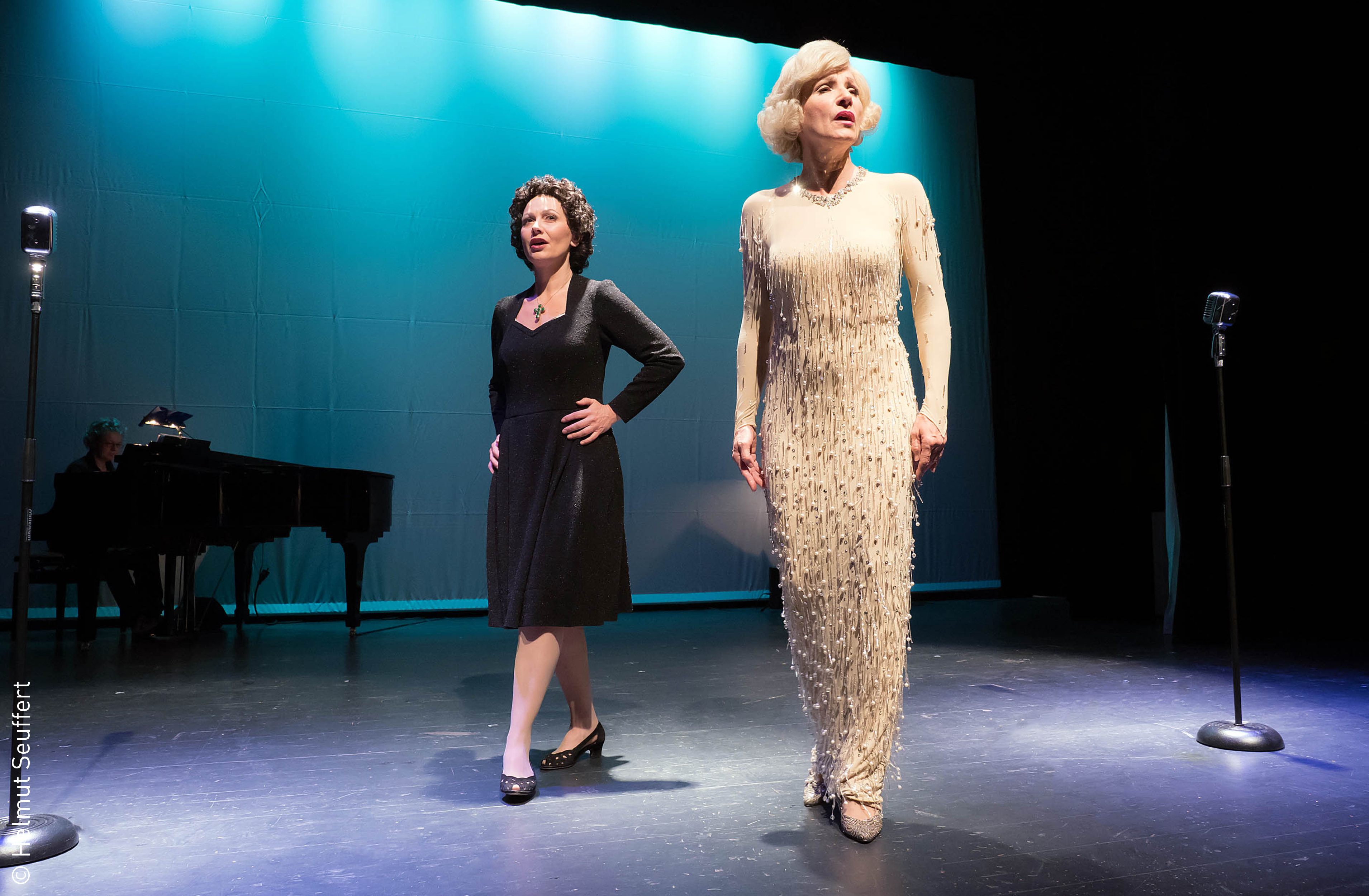 Drei Männer im Schnee