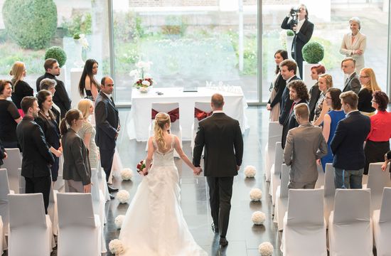 Trauung Atrium Stadtbücherei, Fotorechte: Trauung Atrium Stadtbücherei